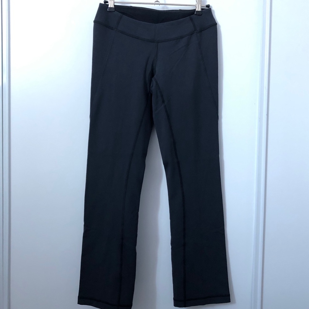 Lululemon Mid Rise Charcoal Gray 26" Leggings